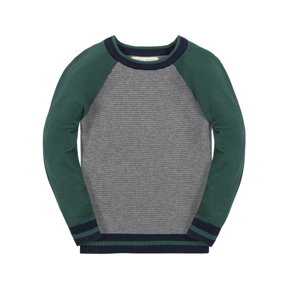 Hope & Henry Boys  Organic Raglan Sweater